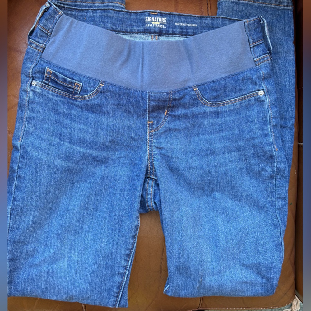 Levi Strauss Signature Gold — Maternity Skinny Jeans, Extra Small